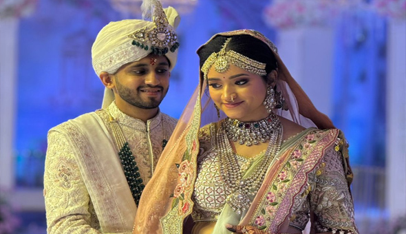 Diksha Pansari, daughter of Balaji Videos head Niranjan Pansari, got married in a grand manner