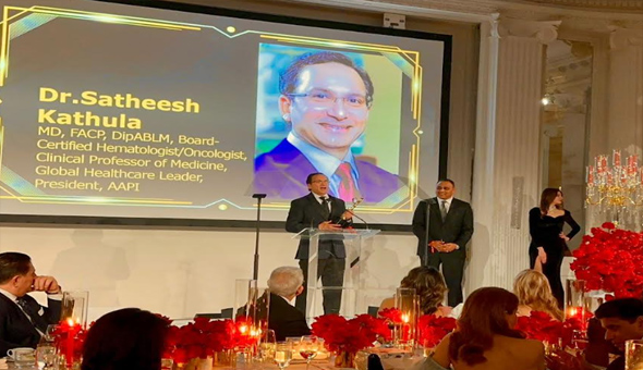 Dr. Satheesh Kathula Receives Inspirational Award From Raising Awareness of Youth with Autism Foundation