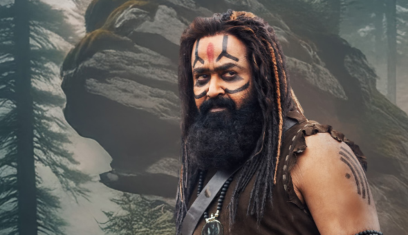 Unveiling The Stunning First Look Of The Legend Mohanlal As Kirata In Kannappa