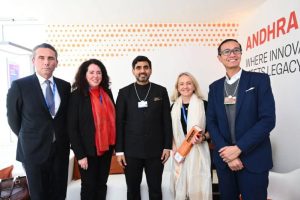 Nara Lokesh meets Andrea Gontkovikova, Vice Chairperson for Southeast Asia