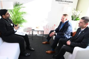 Nara Lokesh Meets ZF Foxconn CEO