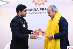 Nara Lokesh Met EY India CEO Rajiv Memani
