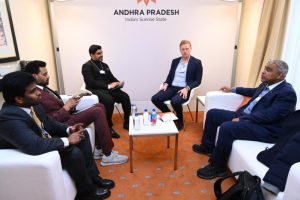 Minister Lokesh met Uber Vice President Madhukanan