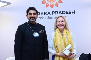 Nara Lokesh met Dassault Executive Vice President