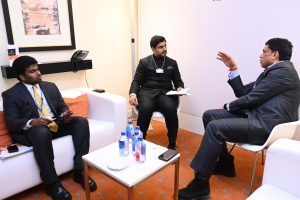 Nara Lokesh met Hitachi India MD Bharat Kaushal