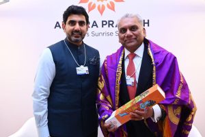 Minister Lokesh met Access Healthcare CEO Anurag Jain