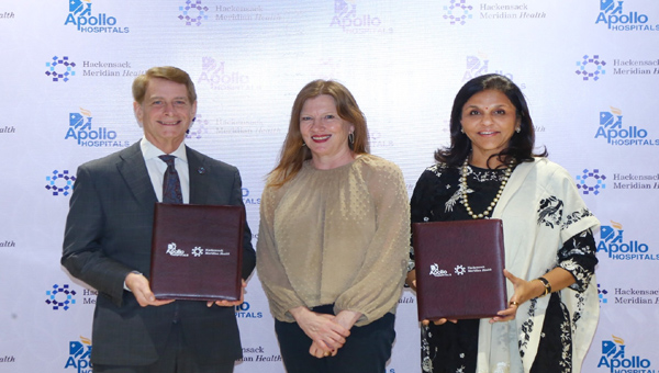 Partnership with Hackensack Meridian Health and Apollo Hospitals Bridge