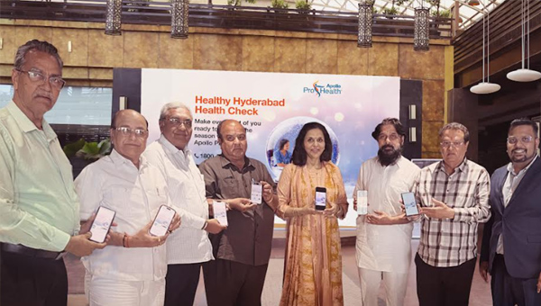 Apollo Hospitals has launched Healthy Hyderabad Health Check package in Hyderabad