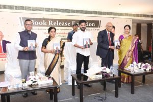 Life of a Karma Yogi book unveiled by Revanth Reddy