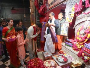 Nara Lokesh Visits Kasi Temple