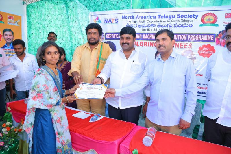 NATS Distribution of Sewing Kits in Guntur