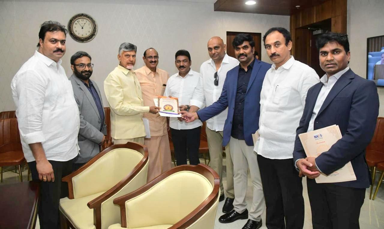 NATS Invites CMs Telugu States