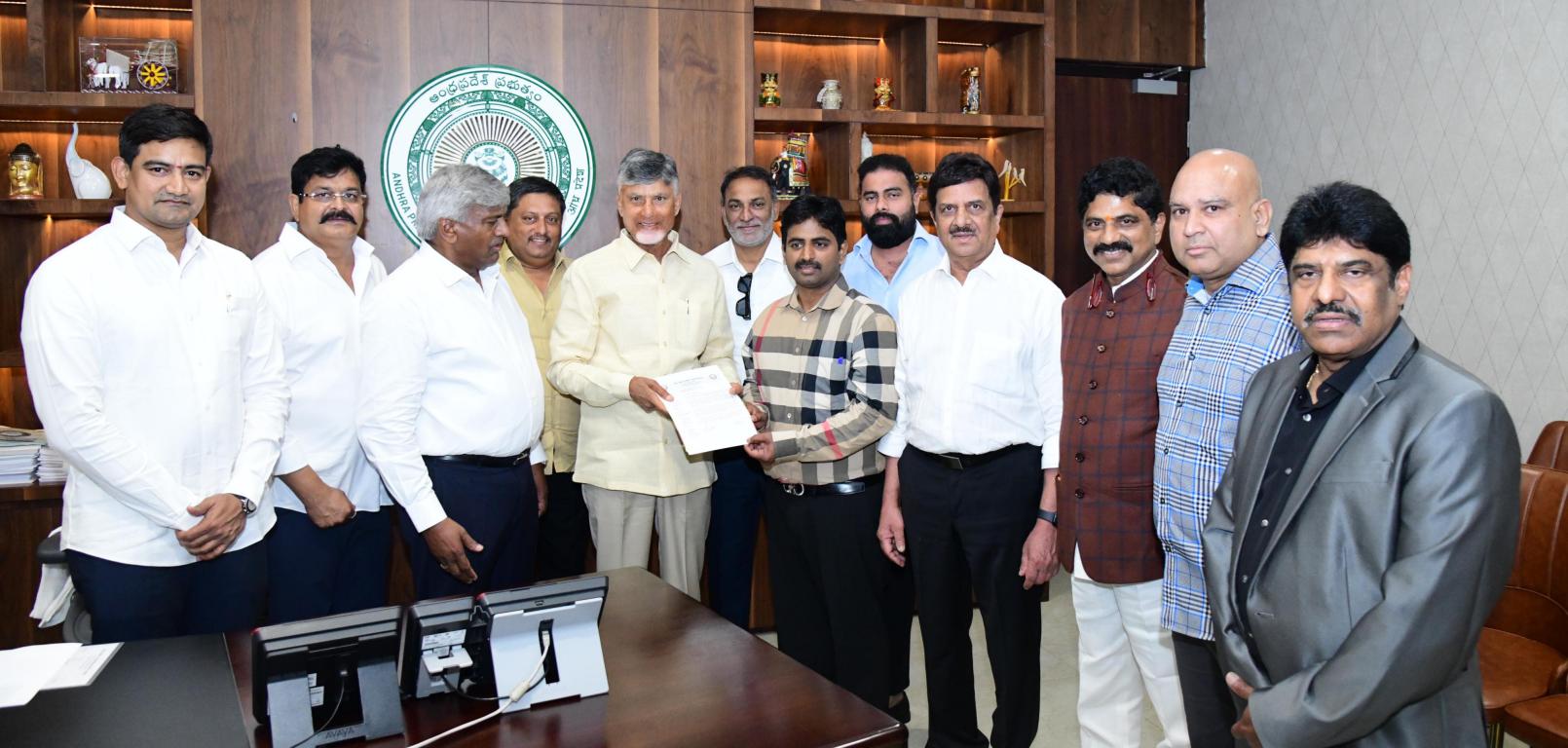 TANA Leaders Invite CM Chandrababu