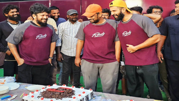Director Gowtam Tinnanuri’s Birthday Celebrations on the Set of “Kingdom”