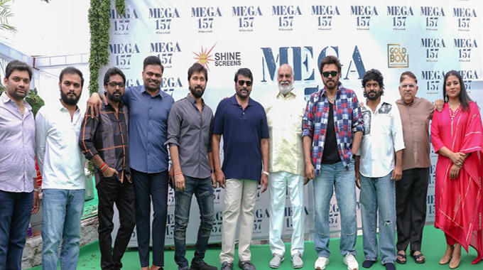 Chiranjeevi #Mega157 Regular Shoot Begins