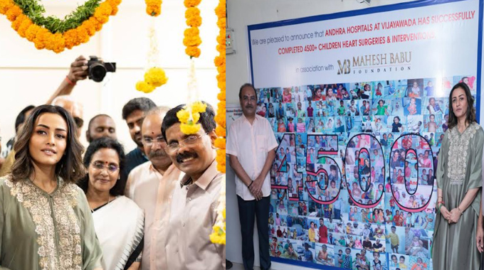 Namrata Shirodkar Inaugurates Andhra Pradesh’s First Mother’s Milk Bank at Andhra Hospitals