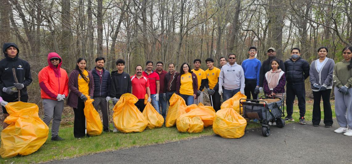 Earth Day Cleanup Organized by ATA NJ Chapter
