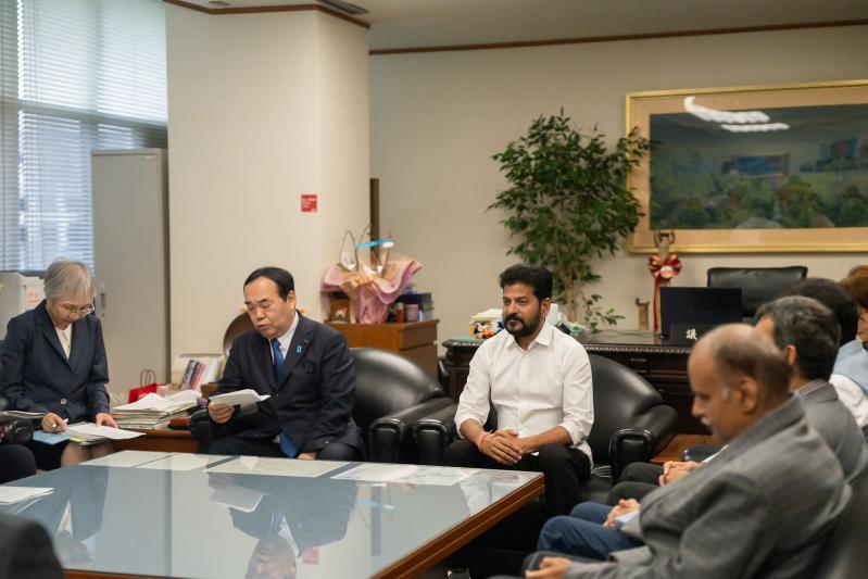 Revanth Reddy Team Visit Hiroshima
