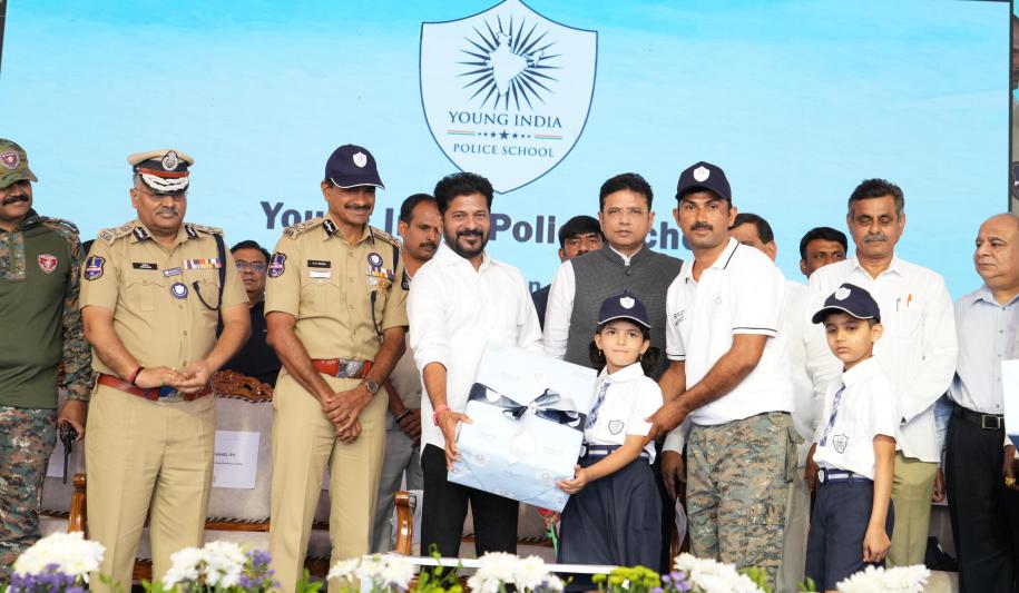 CM Revanth Reddy inaugurated Young India Police School