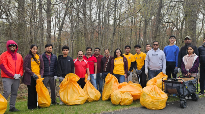 Earth Day Cleanup Organized by ATA New Jersey Chapter