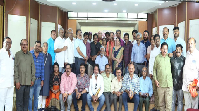 Felicitation Ceremony for Senior Film Journalists, Senior Photographers & PROs by “Swathimuthyam”