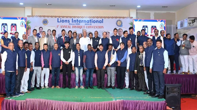 Gampa Nageshwar Rao, Elected as Governor of Lions District 320H
