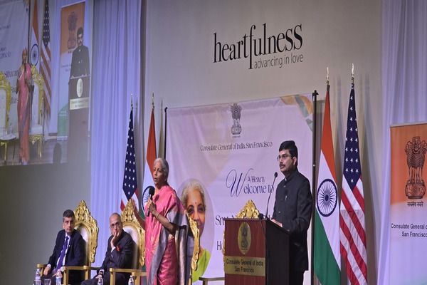 ​”Indian ​diaspora may partner with Indian ​Start​ up Companies.​” says Mrs Nirmala Sitaraman