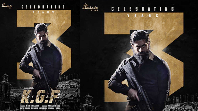 3 Years of KGF Chapter 2: A Milestone in Indian Cinema