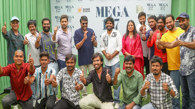 Introducing The Gang of Megastar Chiranjeevi, Anil Ravipudi’s #Mega157