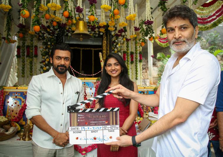 #Suriya46 Pooja Ceremony in Hyderabad