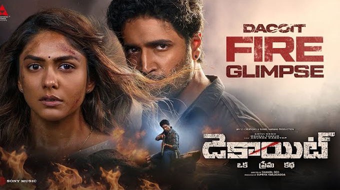 Adivi Sesh’s Dacoit Fire Glimpse out in Telugu, Hindi