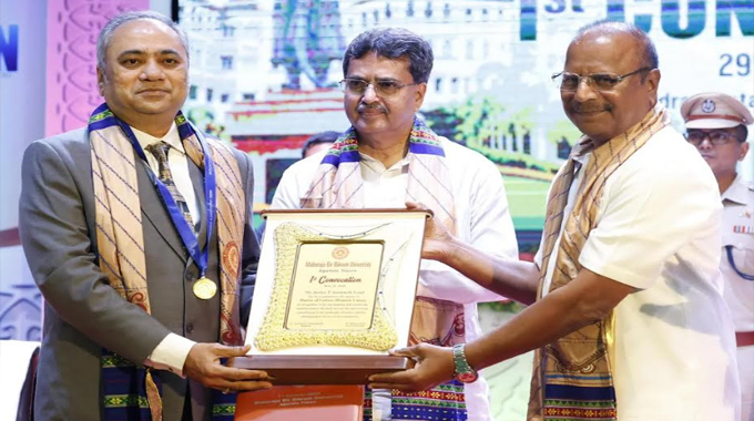 Justice T. Amarnath Goud Conferred Honorary Doctorate Justice T Amarnath Goud Conferred Honorary Doctorate