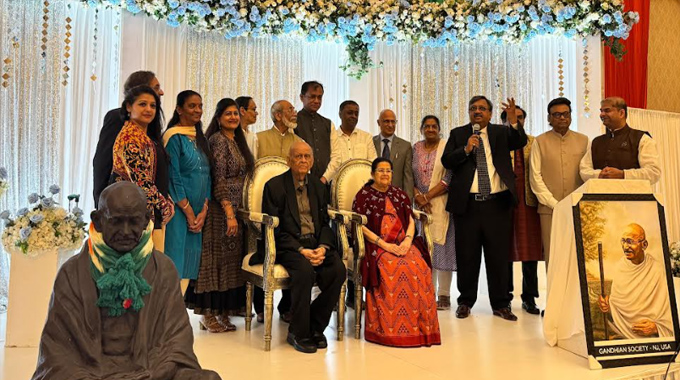 Gandhian Society Welcomes Smt. Rajashree Birla & Announces Launch of the Eternal Gandhi Peace Center in New Jersey