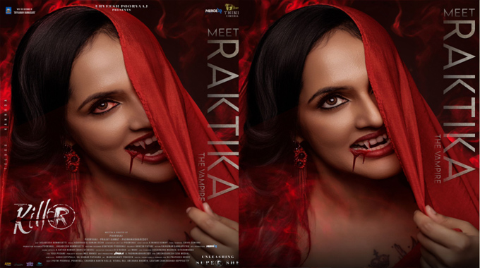 Heroine Jyothi Purvajs Raktika Look Unveiled From Sci Fi Action Thriller Killer 
