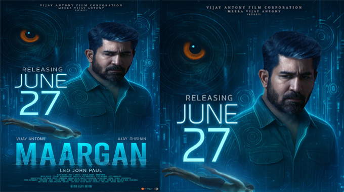 Vijay Antony’s Murder Mystery-Crime Thriller “Maargan” Releasing on June 27th