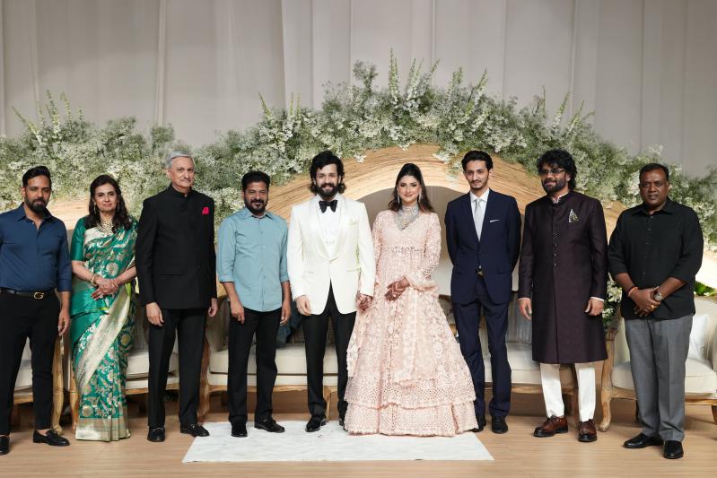 Akhil Akkineni-Zainab Ravdjee Wedding Reception