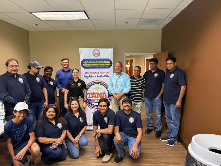 TANA Leaders honor Forsyth County Sheriff’s personnel in Atlanta