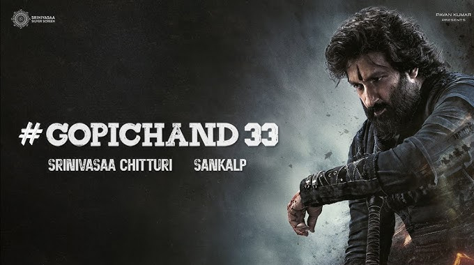 Gopichand’s Jaw-dropping Birthday Glimpse From #Gopichand33 Unveiled