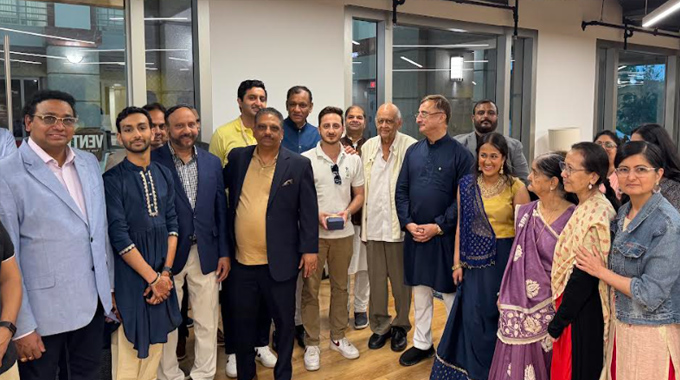 Gandhian Society, Rotary Club of Parsippany, and Zakir Husain Study Circle Honor Indian Member of Parliament, Shri Vivek Tankha for his Philanthropic Leadership in Parsippany, NJ