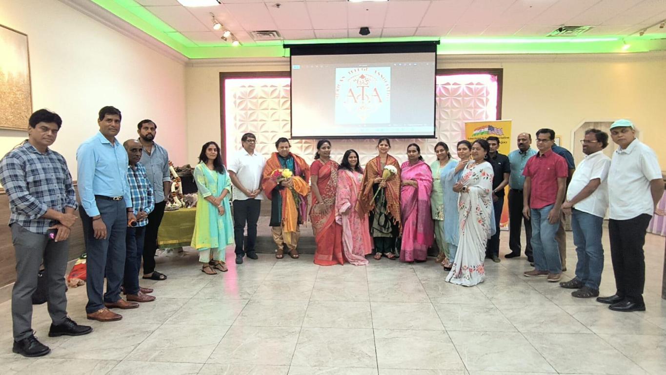 ATA Felicitates KV Satyanarayana in Dallas