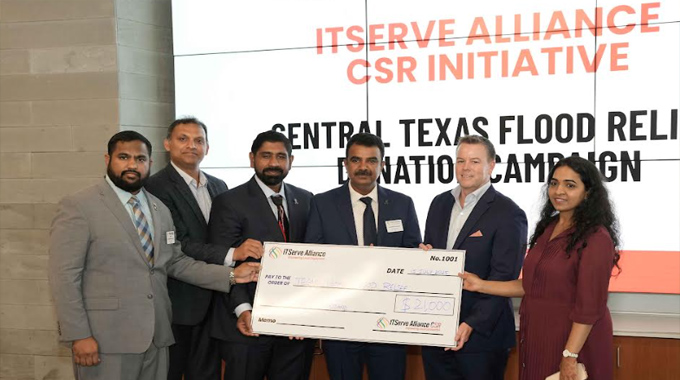ITServe Alliance Donates $21,000 To TEGNA Texas Flood Relief Fund