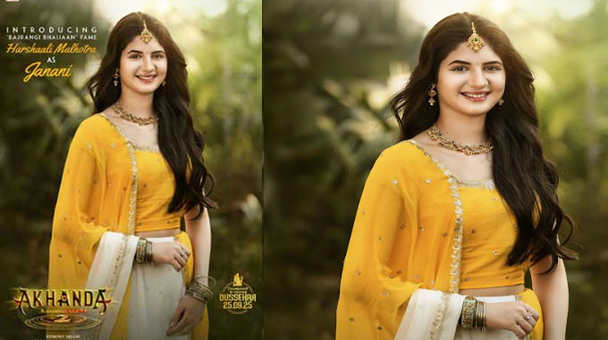 Introducing Harshali Malhotra As Janani #BB4 Akhanda 2: Thandavam