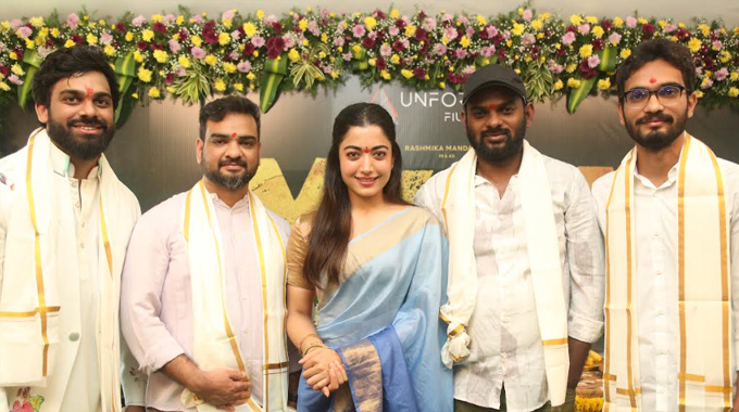 Rashmika Mandanna, Rawindra Pulle Mysaa Launched Grandly Today