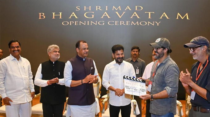 Launch of the Shrimad Bhagavatam Part 1 Begins with Grand Muhurat Ceremony