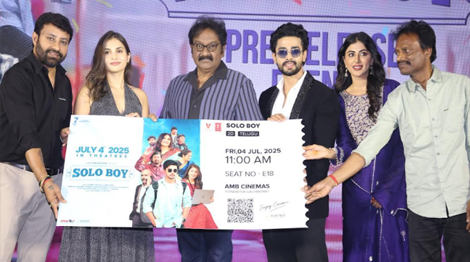 Pre-Release Event of “Solo Boy” Held with Director VV Vinayak as Chief Guest