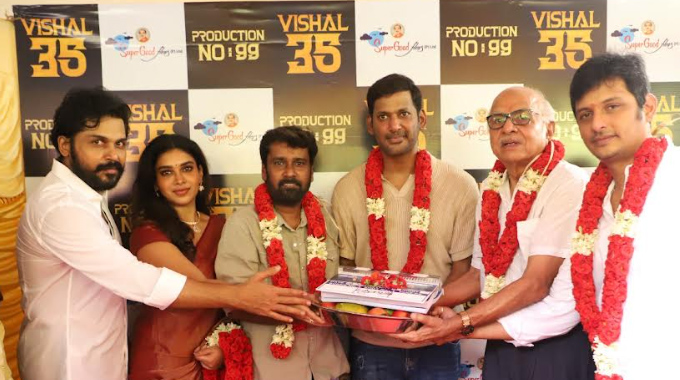 The Grand Pooja ceremony for Actor Vishal’s “Vishal-35” launched