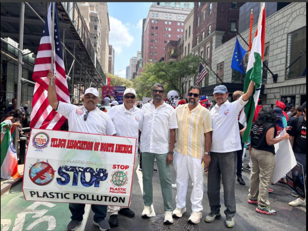 TANA Leaders at India Day Parade in New York