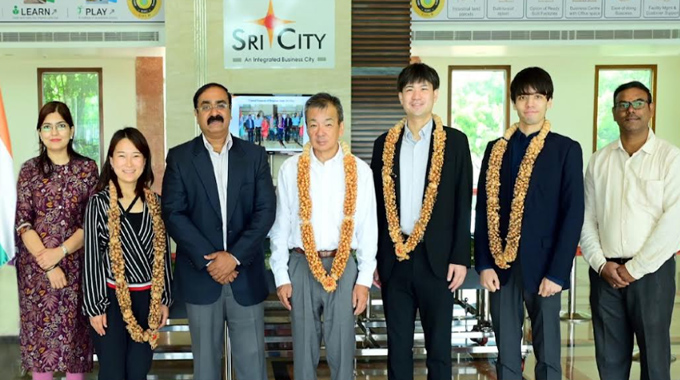 Business Delegation from Japan’s Ehime Prefecture Visits Sri City