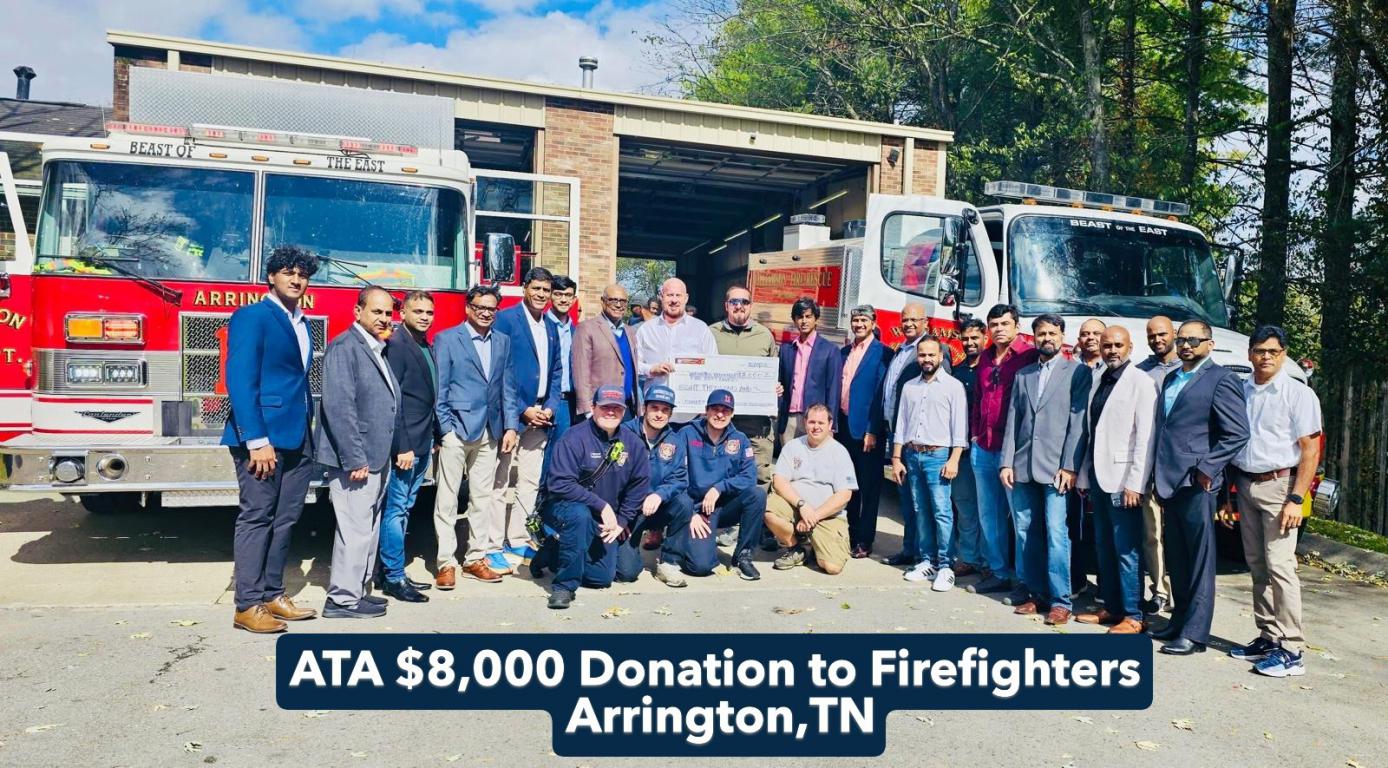 ATA Donation to Firefighters Arrigton, TN