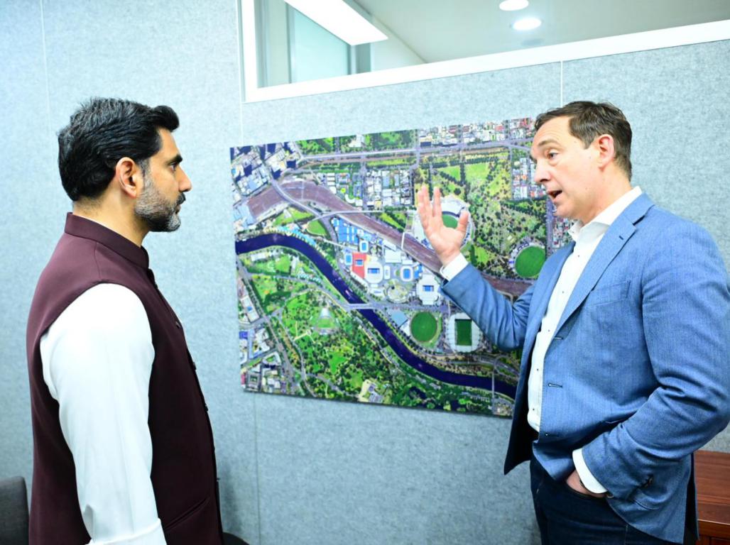 Nar Lokesh Meets Victorian Minister Steve Dimopoulos
